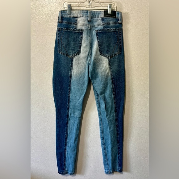 Kendall + Kylie Two Tone Ultra Babe Skinny Jean - Size 7/28 - Picture 5 of 12
